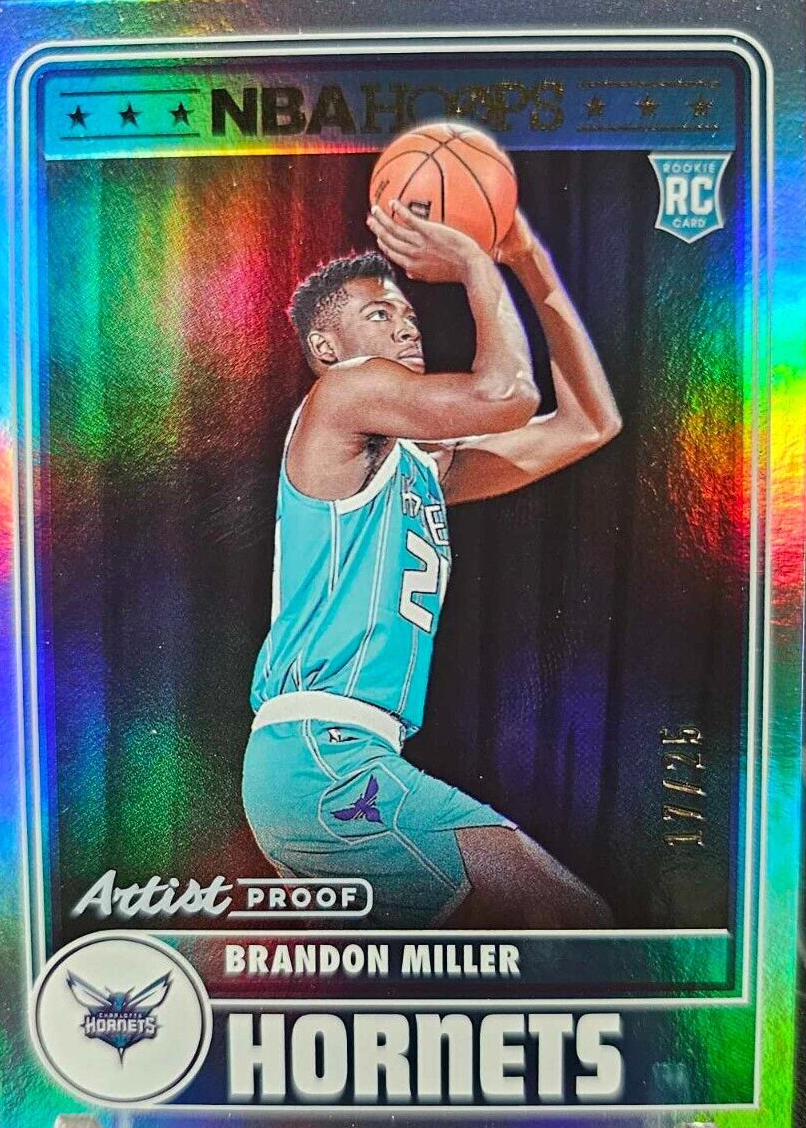 Brandon Miller 2023 Hoops #284 Tribute - Artist Proof /25 Price 
