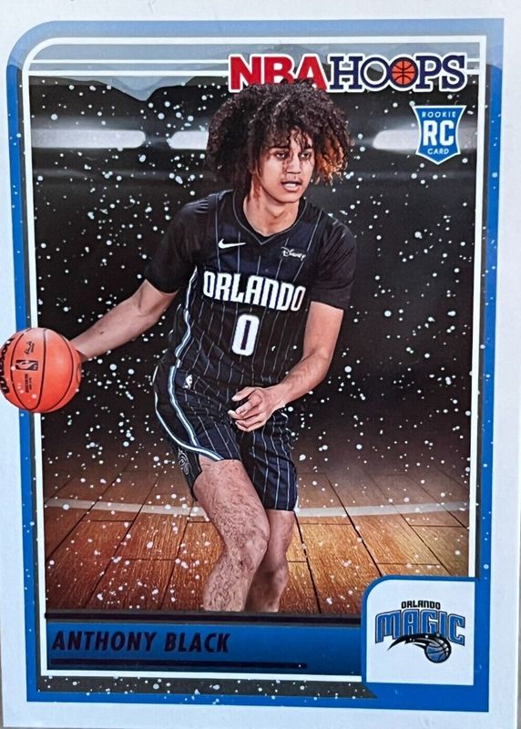 Anthony Black 2023 Hoops #257 Purple Winter Rookie RAW