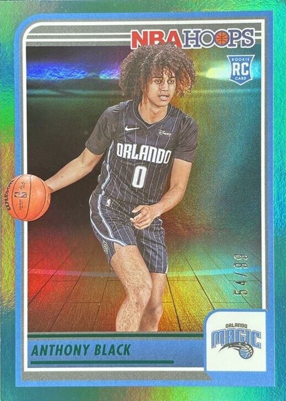 Anthony Black 2023 Hoops #257 Green /99 Rookie PSA 10