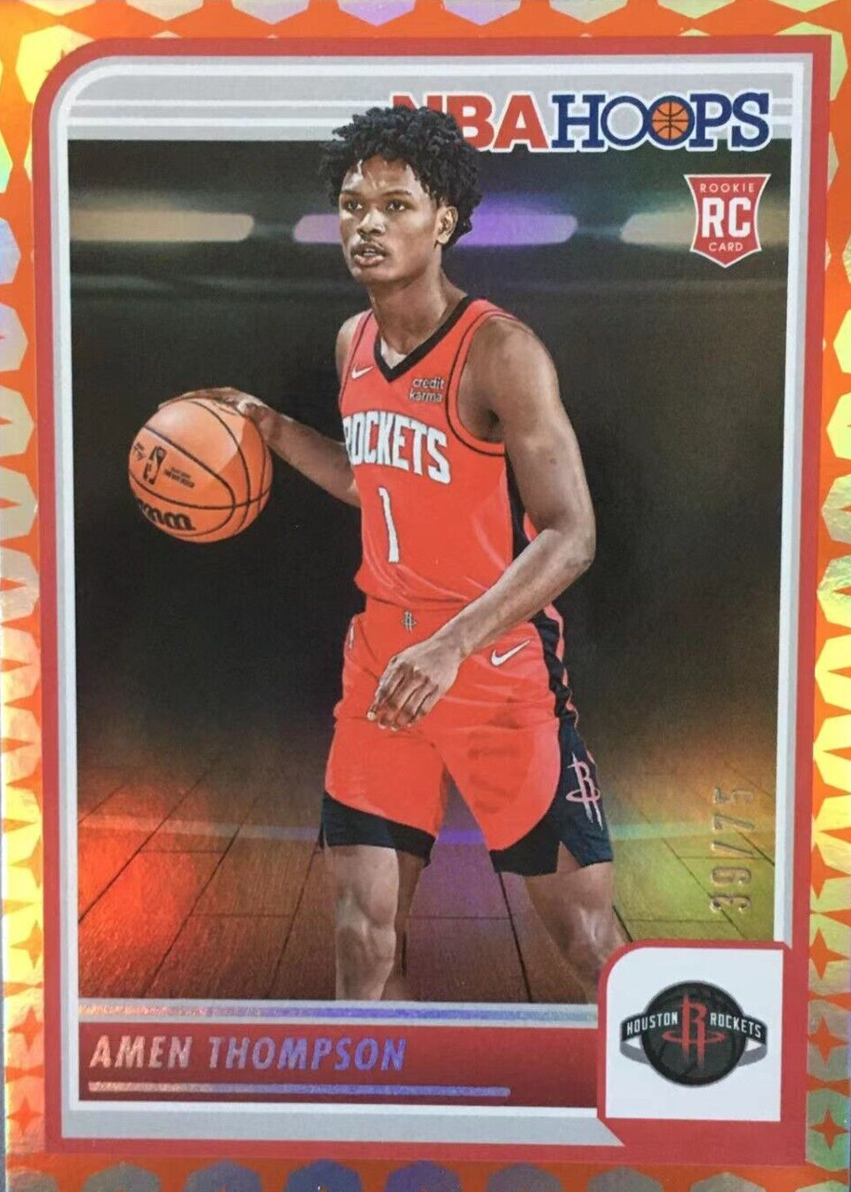 75枚限定サイン】NBA Amen だれる Thompson RC ルーキー