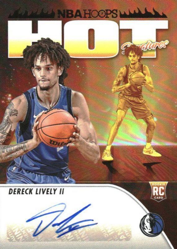 Dereck Lively II 2023 Hoops #HSR-DL Hot Signatures Rookies SGC 10