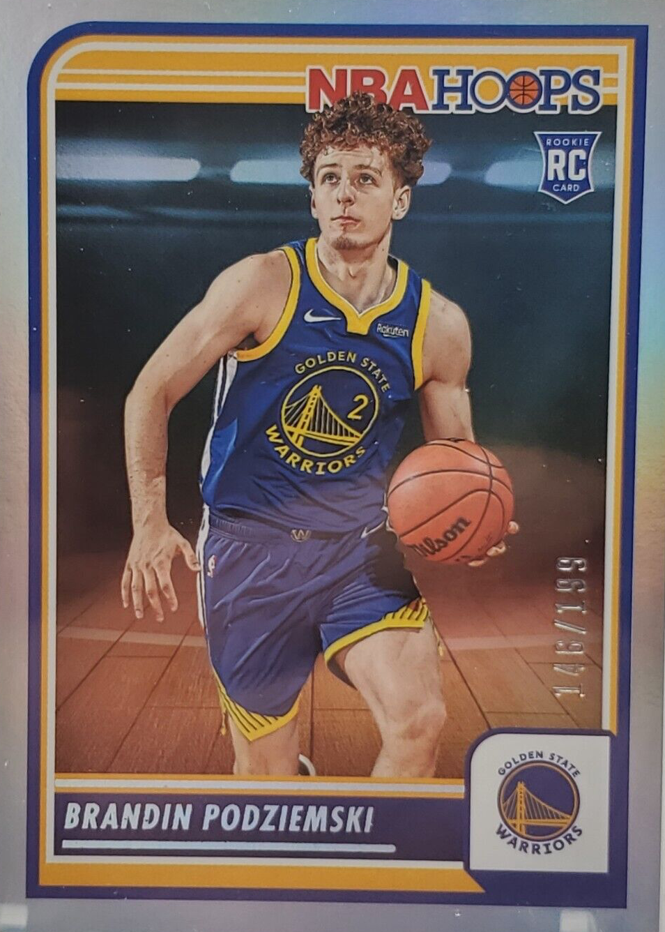 Brandin Podziemski 2023 Hoops #264 Silver /199 Price Guide 