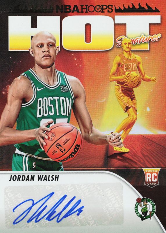 Jordan Walsh 2023 Hoops #HSR-JW Hot Signatures Rookies SGC 9.5