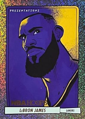 LEBRON JAMES 2020-21 MOSAIC USA FLAG NATIONAL PRIDE #247 * LAKERS