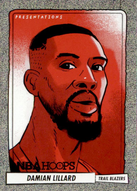 Damian Lillard 2023 Hoops #10 Presentations /(SSP) PSA 8