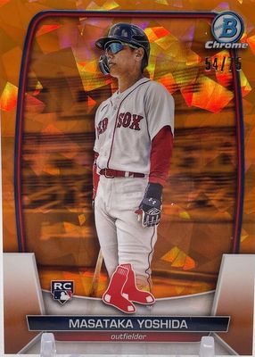 2023 Bowman Chrome Sapphire Edition #75 Orange /75