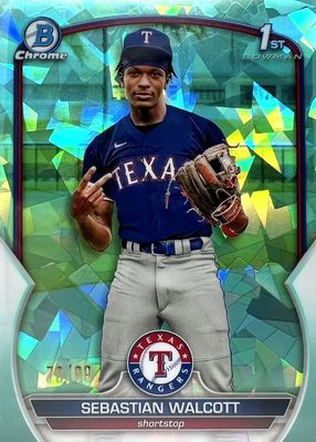 2023 Bowman Chrome Sapphire Edition #BCP-189 Prospects - Aqua /99 (1st)