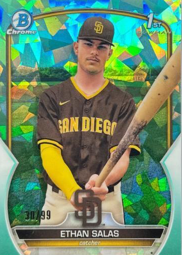 Ethan Salas 2023 Bowman Chrome Sapphire Edition #BCP-171 Prospects 