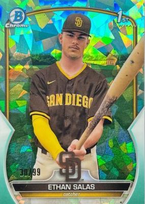2023 Bowman Chrome Sapphire Edition #BCP-171 Prospects - Aqua /99 (1st)