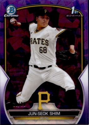 2023 Bowman Chrome Sapphire Edition #BCP-153 Prospects - Purple /25 (1st)