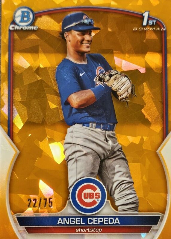 2023 Bowman Chrome Sapphire Edition #BCP-205 Prospects - Orange /75 (1st)