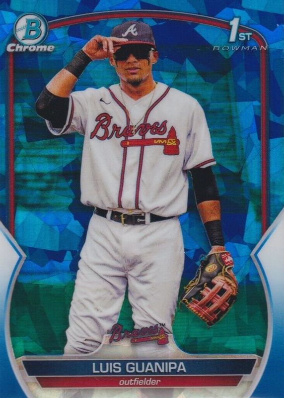 Luis Guanipa 2023 Bowman Chrome Prospects #BCP-200 Atlanta Braves 1st