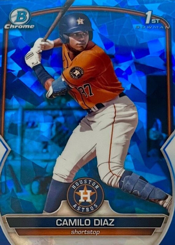 Camilo Diaz 2023 Bowman Chrome Sapphire Edition Prospects #BCP-186 Price  Guide - Sports Card Investor