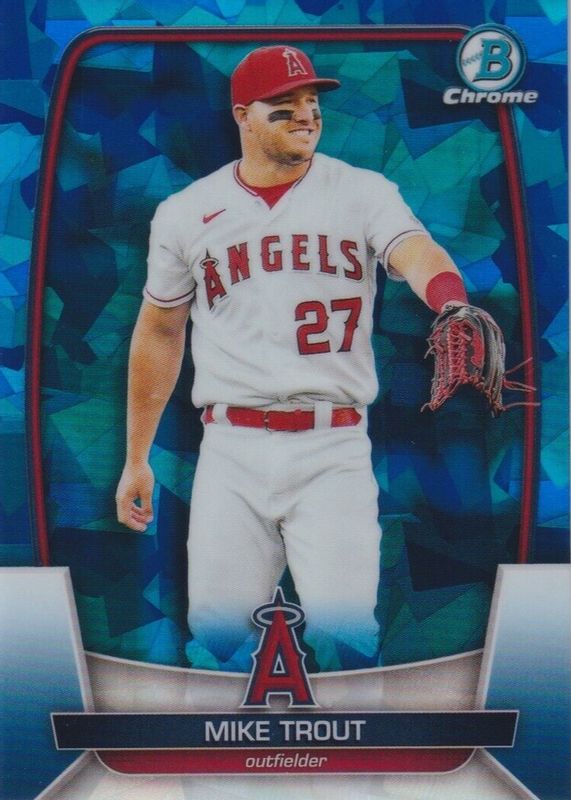 Mike Trout 2023 Bowman Chrome Sapphire Edition #89 Base PSA 10