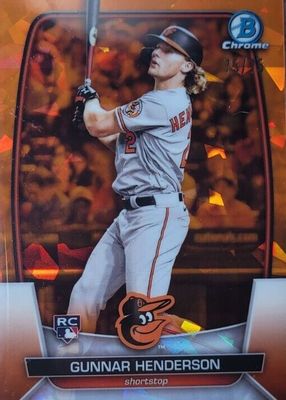 2023 Bowman Chrome Sapphire Edition #10 Orange /75