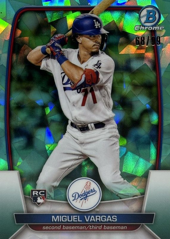Miguel Vargas 2023 Bowman Chrome Sapphire Edition #40 Aqua /99 Rookie RAW