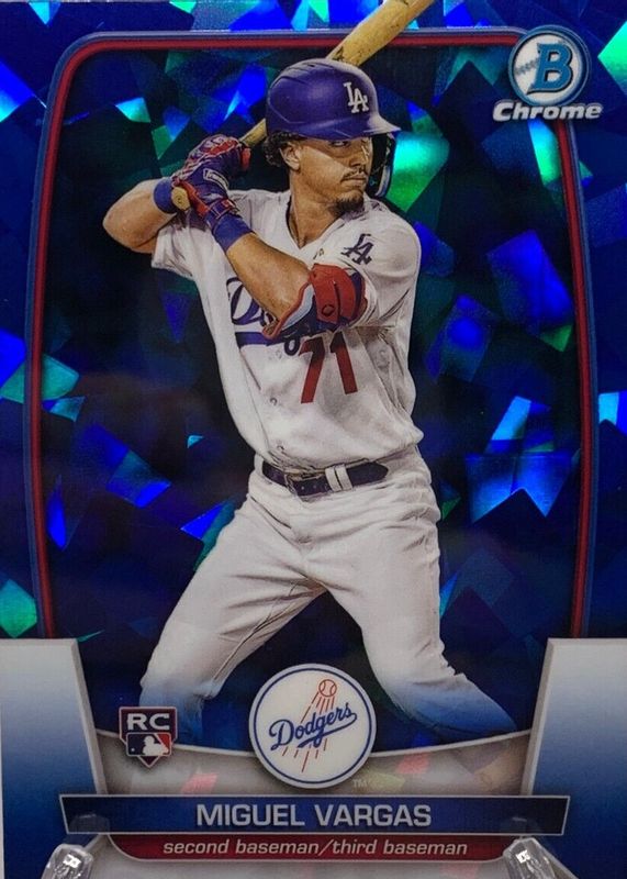 Miguel Vargas 2023 Bowman Chrome Sapphire Edition #40 Base Rookie RAW