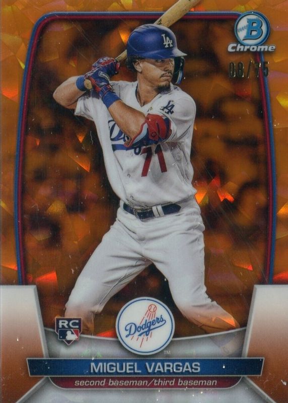 2023 Bowman Chrome Sapphire Edition #40 Orange /75