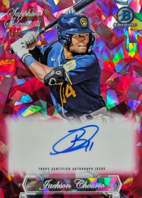 2023 Bowman Chrome Sapphire Edition #SSA-JC Sapphire Selections Autographs - Red /5