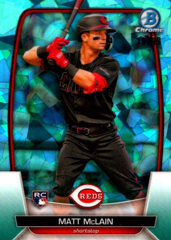 Matt McLain 2022 Bowman Chrome Prospects - Yellow Refractor #BCP-245 Price  Guide - Sports Card Investor