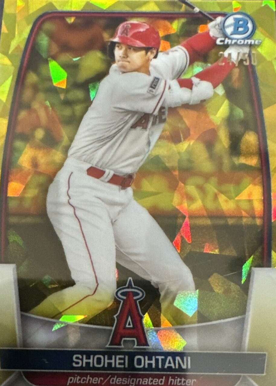 Shohei Ohtani 2023 Bowman Chrome Sapphire Edition #67 Yellow