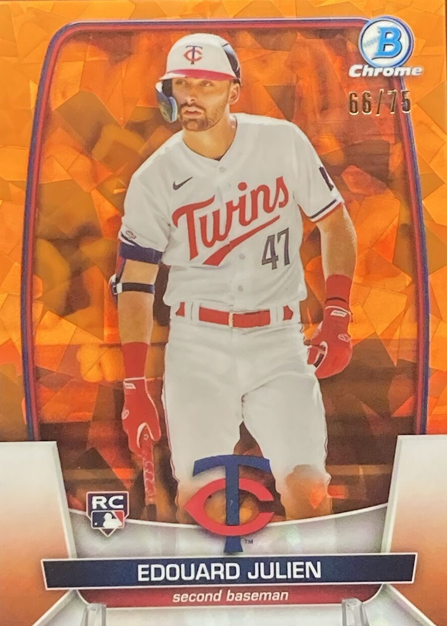 Edouard Julien 2023 Bowman Chrome Sapphire Edition #1 Orange /75