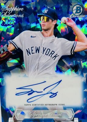 2023 Bowman Chrome Sapphire Edition #SSA-SJ Sapphire Selections Autographs /25