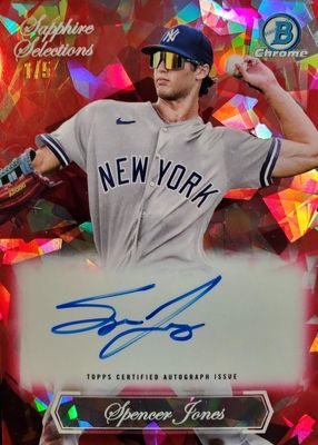 2023 Bowman Chrome Sapphire Edition #SSA-SJ Sapphire Selections Autographs - Red /5