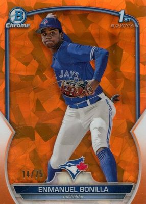 2023 Bowman Chrome Sapphire Edition #BCP-163 Prospects - Orange /75 (1st)
