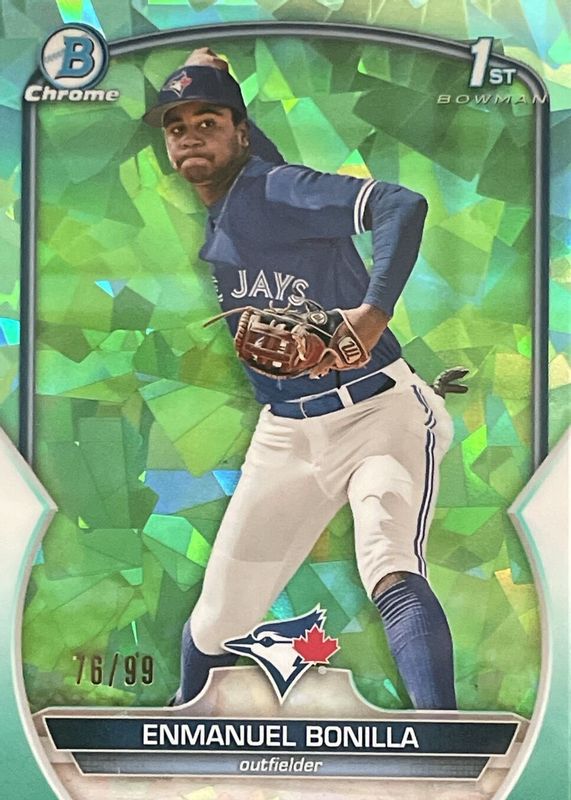 2023 Bowman Chrome Sapphire Edition #BCP-163 Prospects - Aqua /99 (1st)