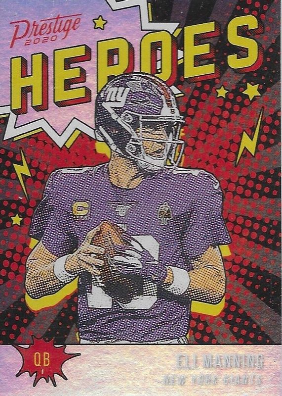 Eli Manning 2020 Prestige #HE-EM Heroes SGC 10