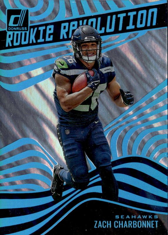 Zach Charbonnet 2023 Donruss #RR-34 Rookie Revolution - Lava /10 PSA 10