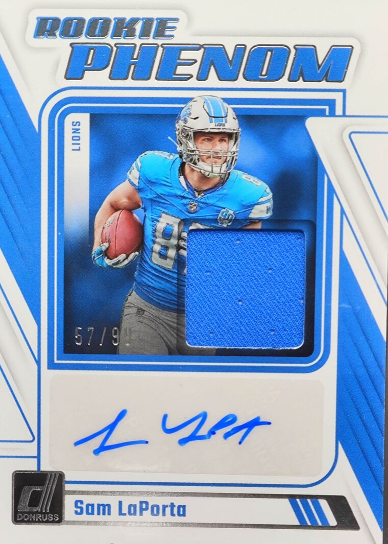 Sam LaPorta 2023 Donruss #RPJA-SLAP Rookie Phenom Jersey