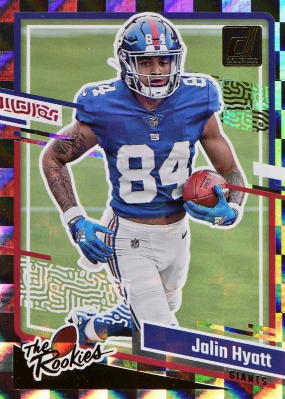 Jalin Hyatt 2023 Donruss #23 The Rookies Rookie RAW