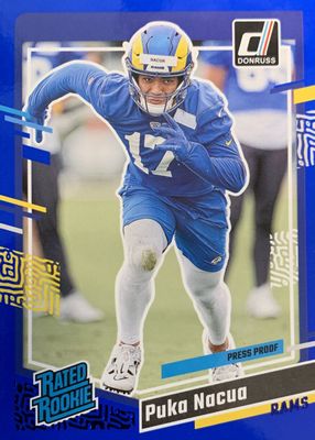 2023 Donruss #357 Press Proof Blue