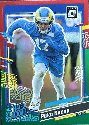 2023 Donruss #357 Optic Preview - Red & Green