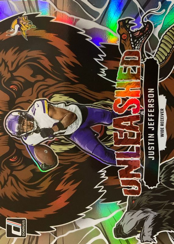 Justin Jefferson 2023 Donruss #UNL-22 Unleashed /(SSP) RAW
