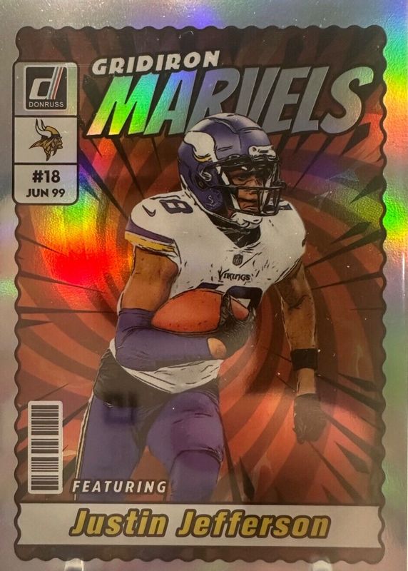 2023 Donruss #GM-JJU Gridiron Marvels /(SSP)