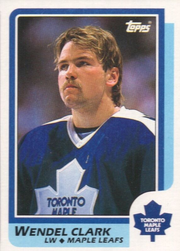 Wendel Clark 1986 Topps #149 Base Rookie PSA 8