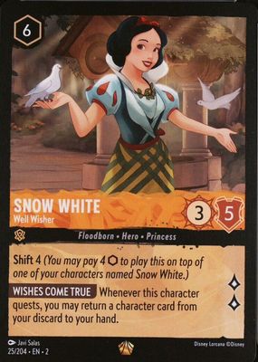 Snow White - Well Wisher 2023 Rise of the Floodborn #206/204