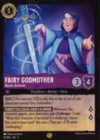 fairy godmother lorcana card - Whispers in the Well - - Magical Benefactor (Super Rare) they may play it for free Fairy godmother - Magical Benefactor
