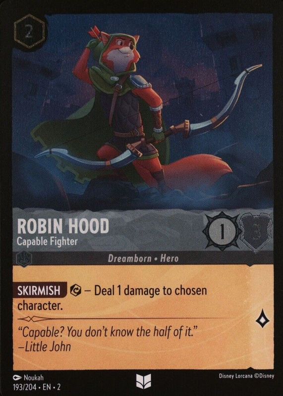 Robin Hood - Capable Fighter 2023 Rise of the Floodborn #193/204 Cold Foil PSA 10