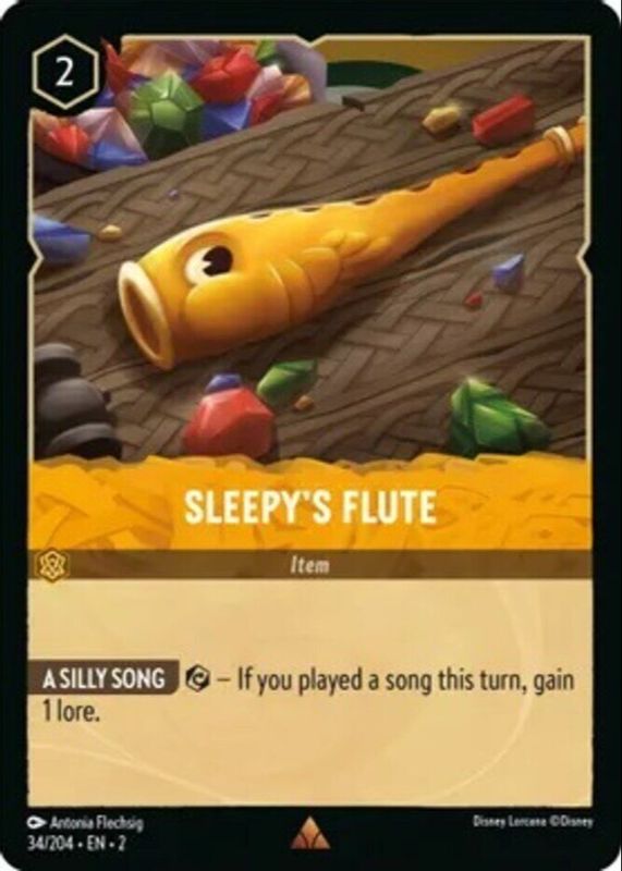 Sleepy's Flute 2023 Rise of the Floodborn #34/204 Base RAW TCG (NEAR MINT)