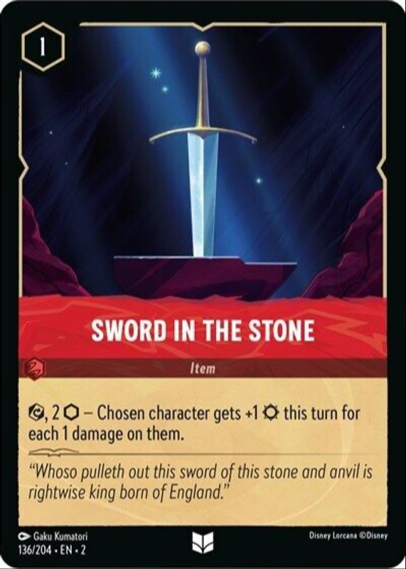 Sword in the Stone 2023 Rise of the Floodborn #136/204 Base RAW TCG (NEAR MINT)