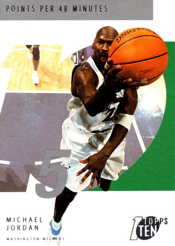 Michael Jordan 2002 Topps Ten #15 Base