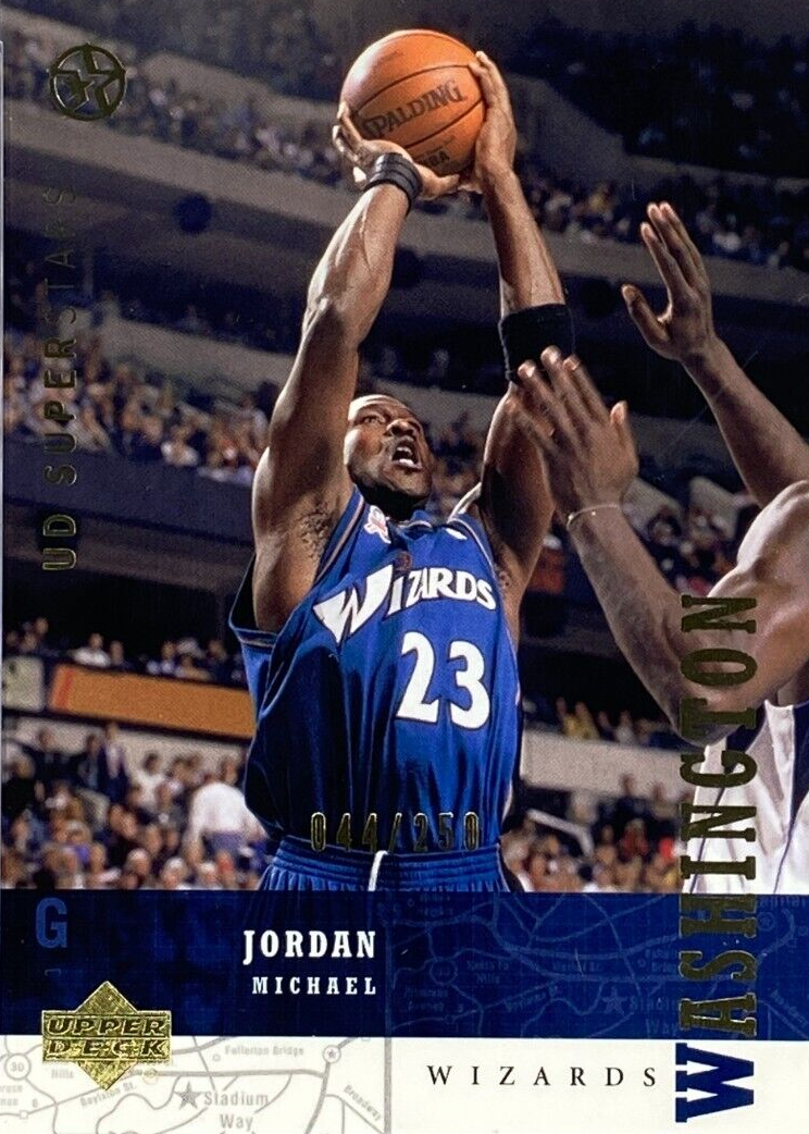 Michael Jordan 2002 Upper Deck SuperStars #247 Gold /250