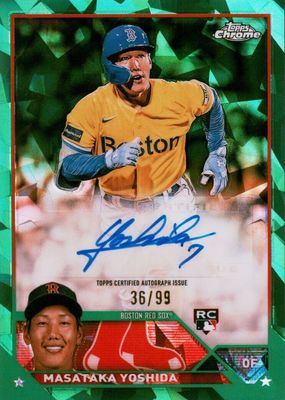 2023 Topps Chrome Update Sapphire Edition #USA-MY Autographs - Green /99
