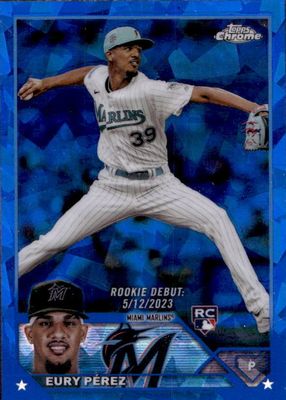 2023 Topps Chrome Update Sapphire Edition #USCS317 Rookie Debut