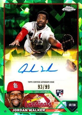 2023 Topps Chrome Update Sapphire Edition #USA-JW Autographs - Green /99