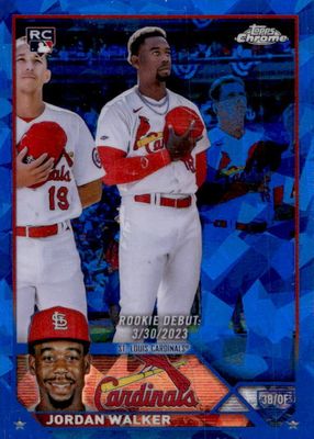 2023 Topps Chrome Update Sapphire Edition #USCS298 Rookie Debut